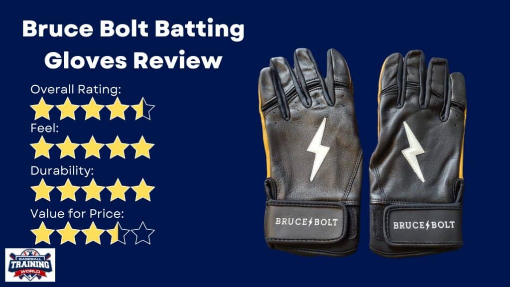 Bruce Bolt Batting Gloves Review