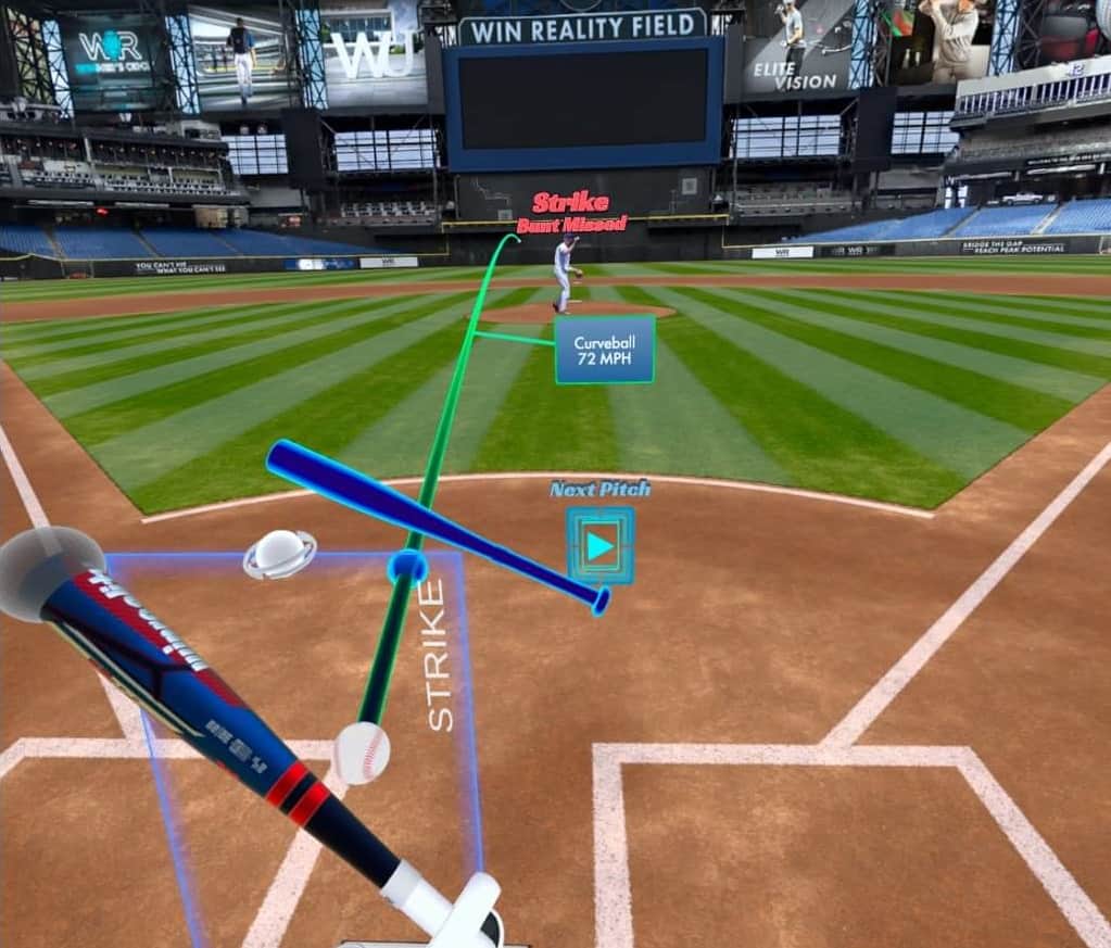Bunting drill in WIN Reality using Oculus Quest 2